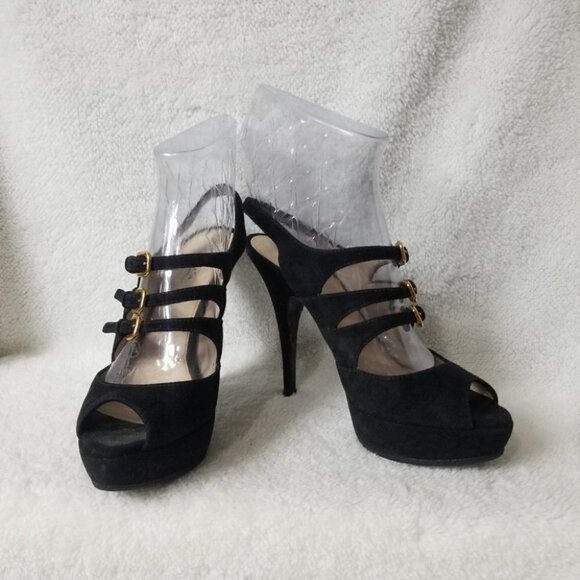Prada 3 strap slingback heels - Picture 1 of 8